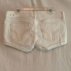 Hollister Shorts - Women’s Hollister White Jean Shorts Hollister Shorts - Women’s Hollister White Jean Shorts